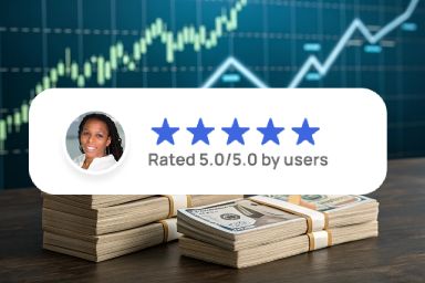 Financial growth concept